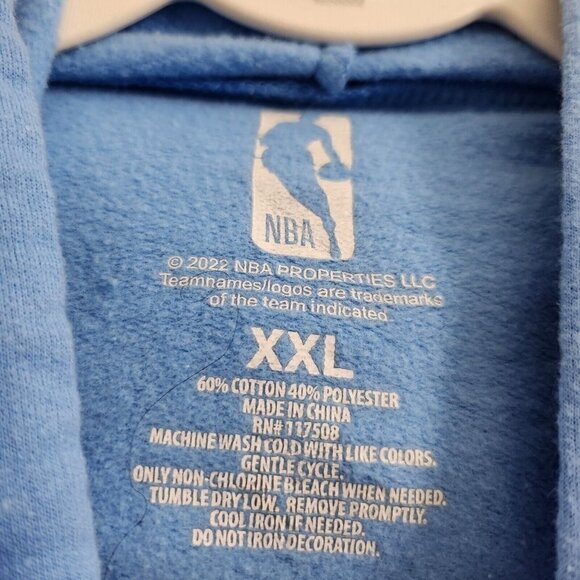 NBA‎ Golden State Warriors Sweater Womens XXL Blue Graphic Hoodie Oversized GSW - Picture 2 of 8